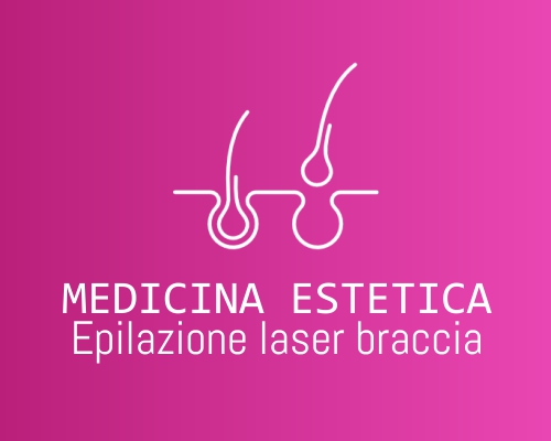 epilazione laser braccia cleta medica biella